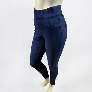 Nine West Skinny Pull-On Jeans, Size 4, Mid/Dark Wash, NWT
